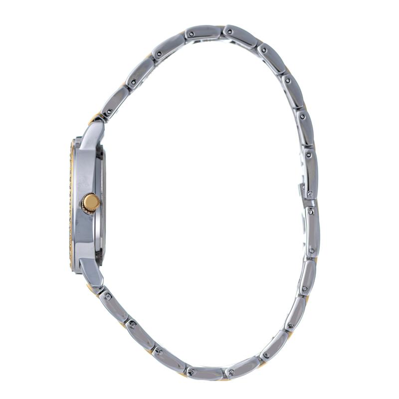 Hallmark Ladies Two-Tone White Dial Watch