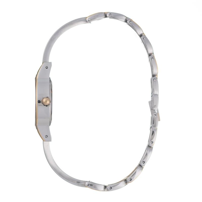 Hallmark Lds 2 Tone Bangle Silver Dial