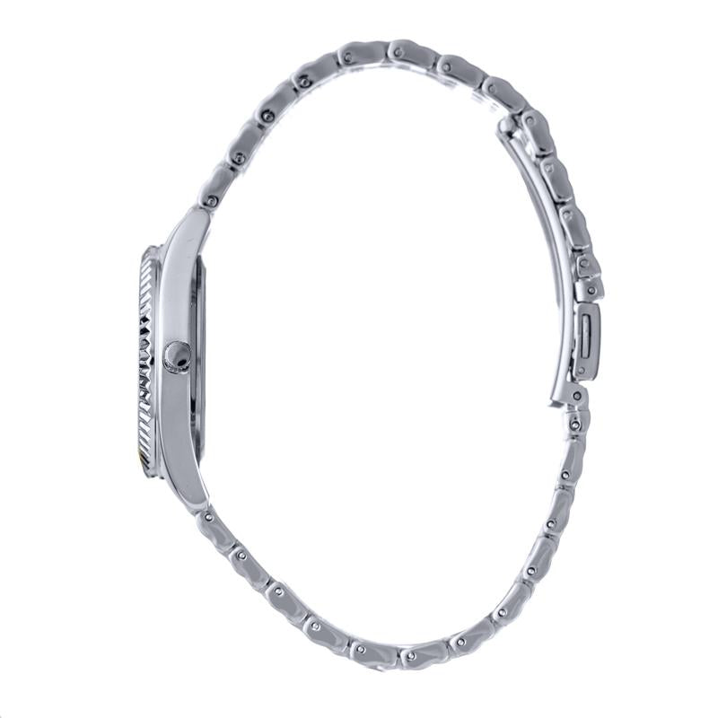 Hallmark Silver Ladies Silver Dial Watch