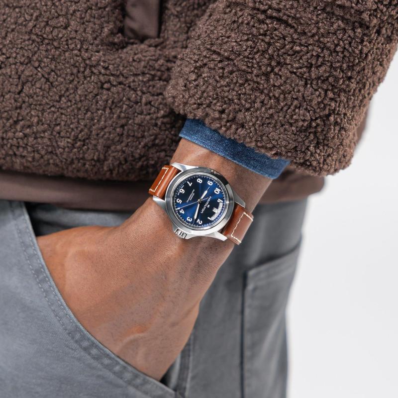 Hamilton Khaki Field King Day-Date Automatic Blue Dial H64475540