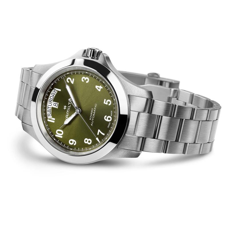 Hamilton Khaki Field King Day-Date Automatic Green Dial H64475160
