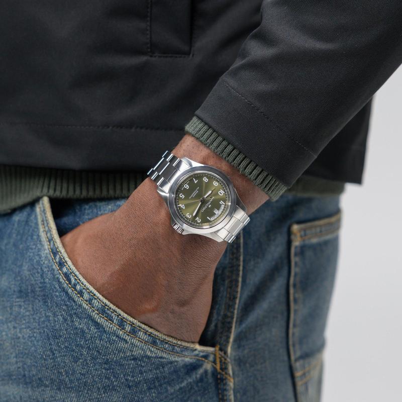 Hamilton Khaki Field King Day-Date Automatic Green Dial H64475160