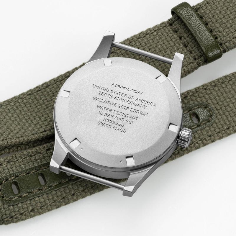 Hamilton Khaki Field Mechanical Black Dial NATO Strap H69399930