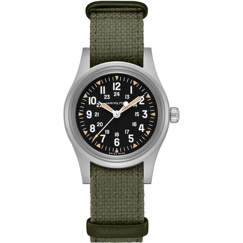 Hamilton Khaki Field Mechanical Black Dial NATO Strap H69399930