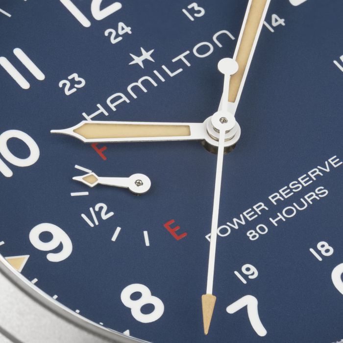 Hamilton Khaki Field Power Reserve Mechanical Blue Dial H69509140
