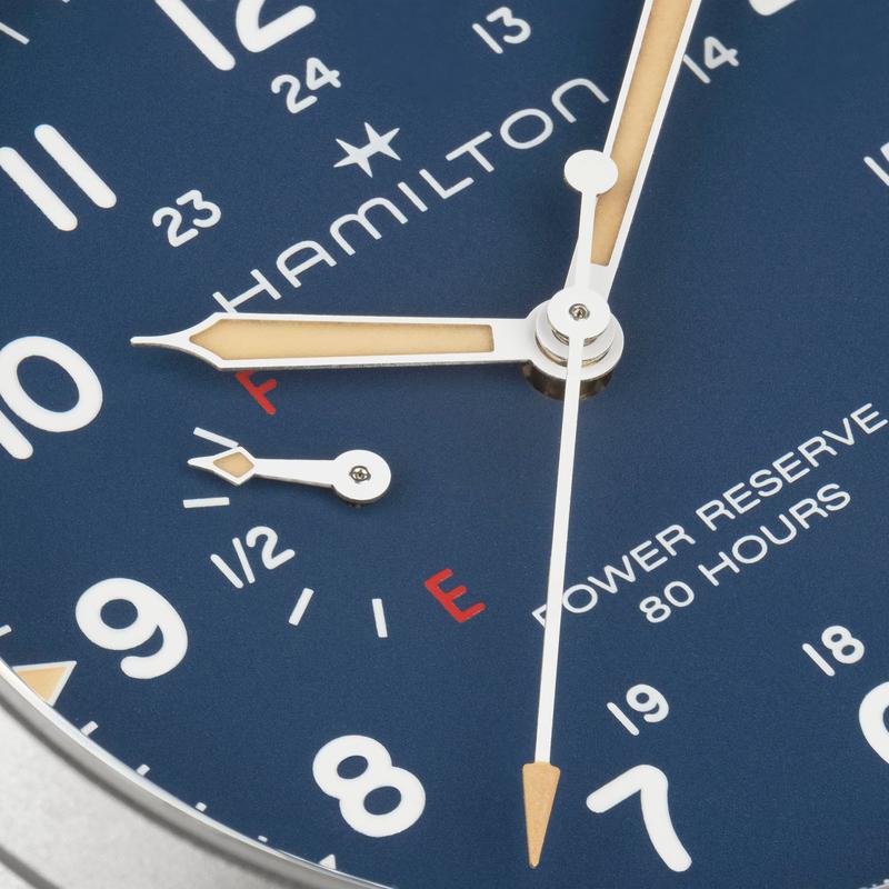 Hamilton Khaki Field Power Reserve Mechanical Blue Dial H69509140