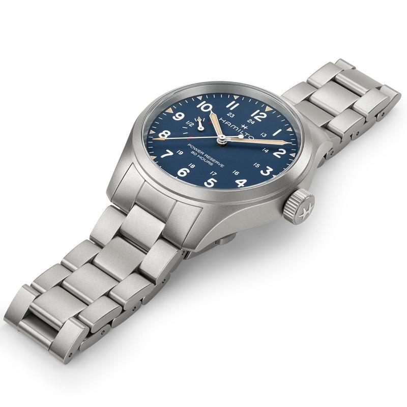 Hamilton Khaki Field Power Reserve Mechanical Blue Dial H69509140