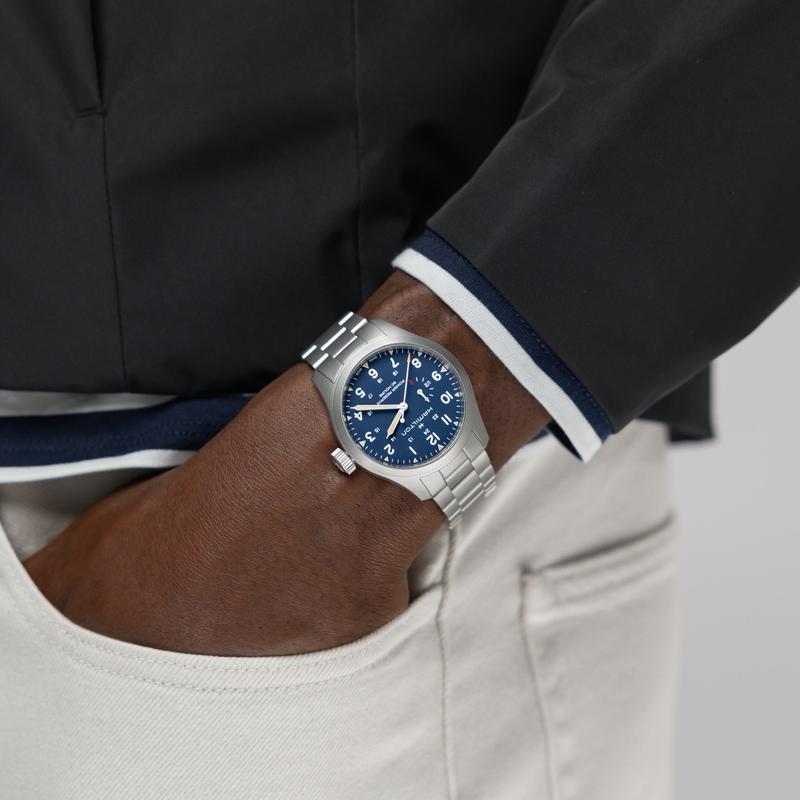 Hamilton Khaki Field Power Reserve Mechanical Blue Dial H69509140
