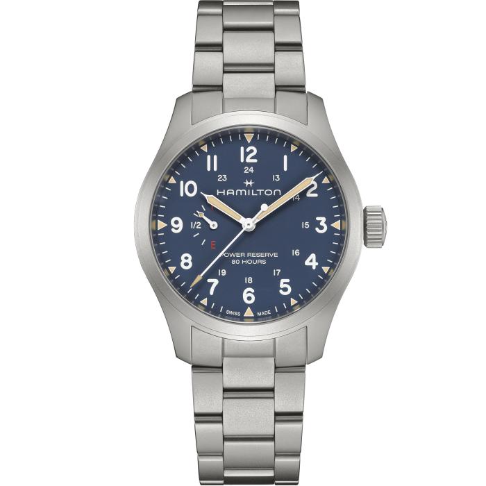 Hamilton Khaki Field Power Reserve Mechanical Blue Dial H69509140