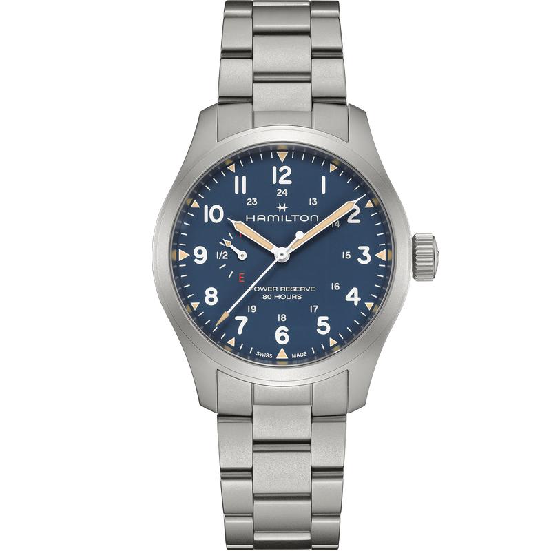 Hamilton Khaki Field Power Reserve Mechanical Blue Dial H69509140