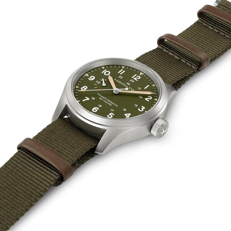 Hamilton Khaki Field Power Reserve Mechanical Green Dial H69509960