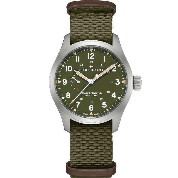 Hamilton Khaki Field Power Reserve Mechanical Green Dial H69509960