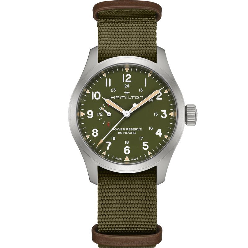 Hamilton Khaki Field Power Reserve Mechanical Green Dial H69509960
