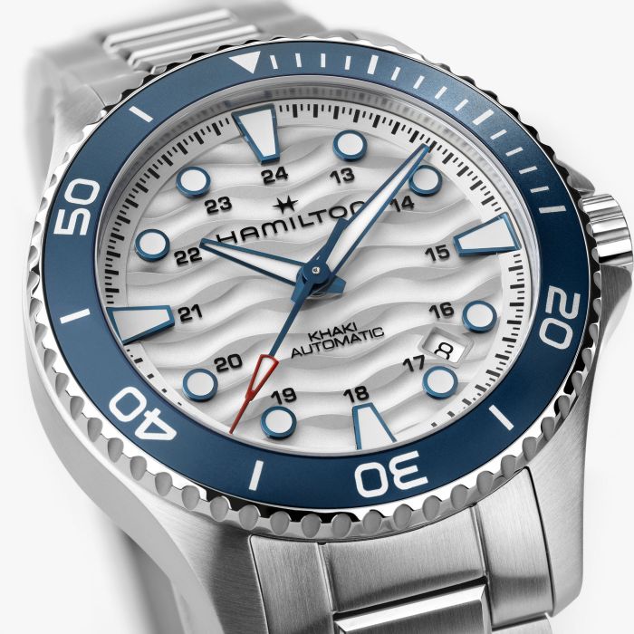 Hamilton Khaki Navy Scuba Auto Automatic White Dial H82425110