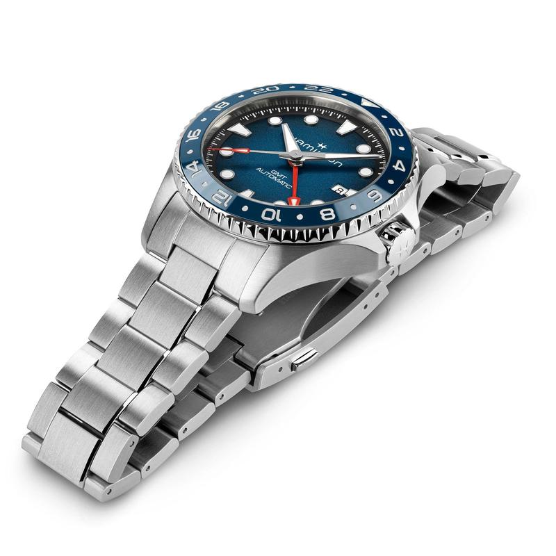 Hamilton Khaki Navy Scuba Auto GMT Automatic Blue Dial H82535140