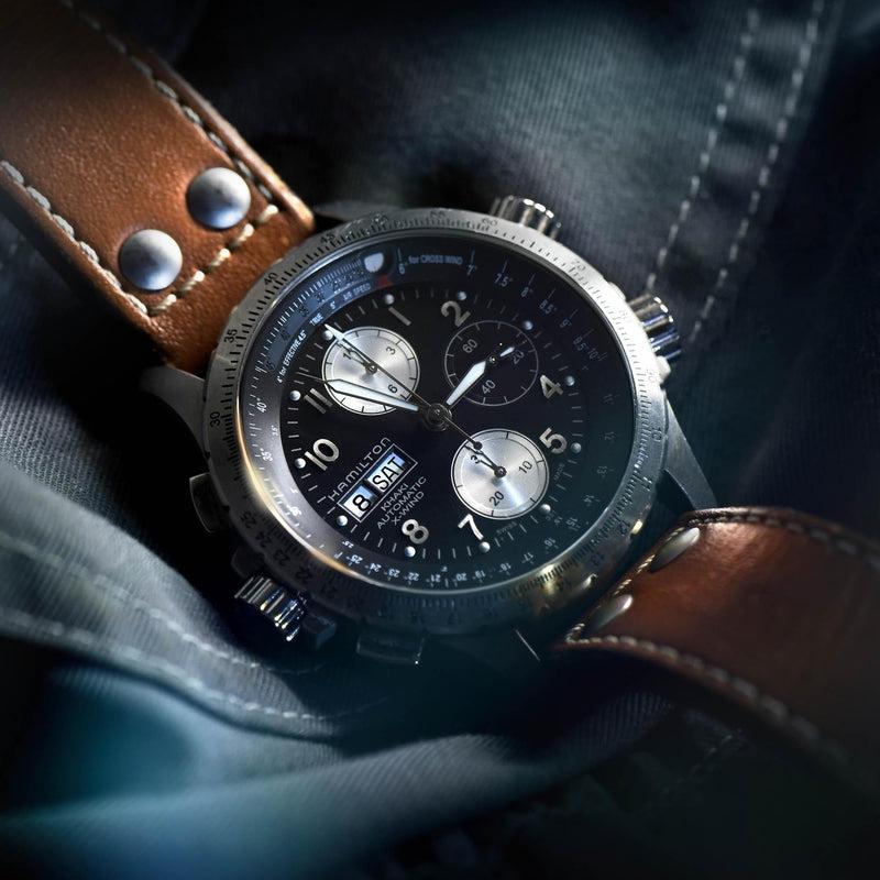 Hamilton Khaki X-Wind Day Date Auto Chrono H77616533
