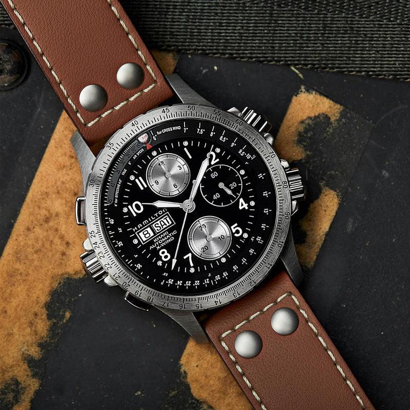Hamilton Khaki X-Wind Day Date Auto Chrono H77616533