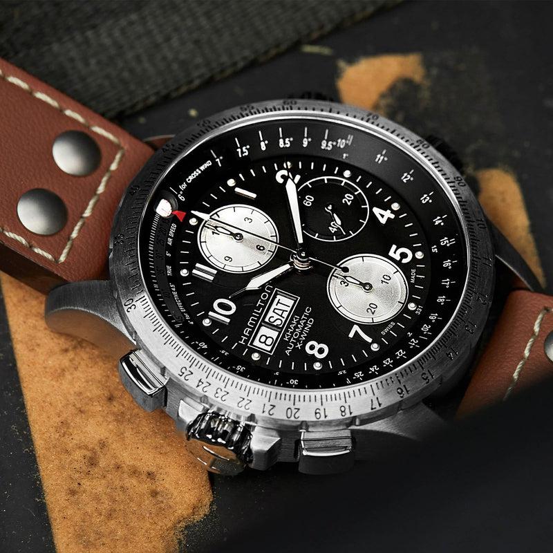 Hamilton Khaki X-Wind Day Date Auto Chrono H77616533