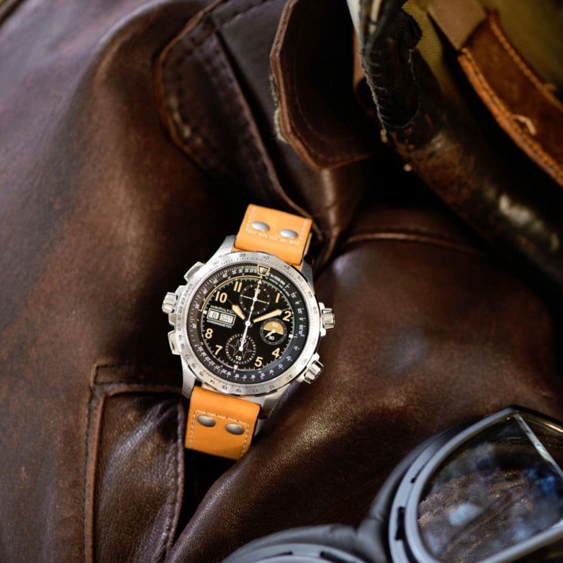 Hamilton Khaki X-Wind Day Date Auto Chrono H77796535