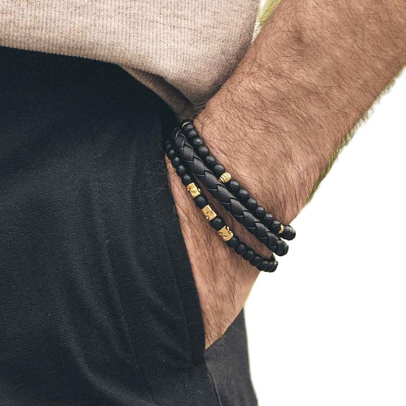 Handmade Leather Men's Bracelet
