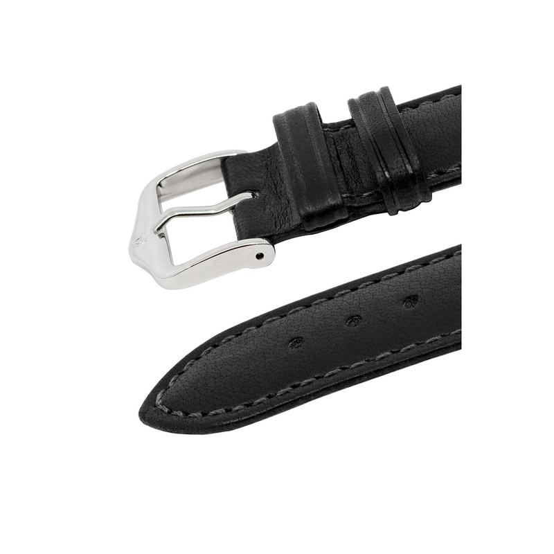 Hirsch MERINO Nappa Leather Watch Strap in BLACK
