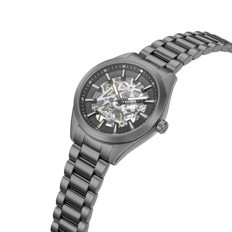 Kenneth Cole Automatic Men's Black Skeleton Dial 44mm Watch KCWGY0107907