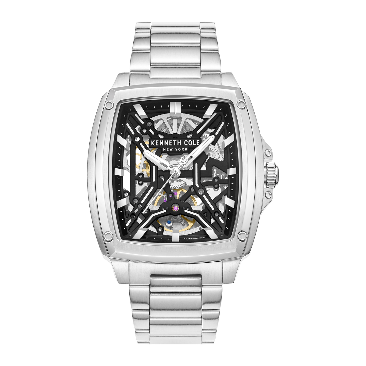 Kenneth Cole New York Automatic Men's Black Dial 42 x 48mm Watch KCWGY0108401