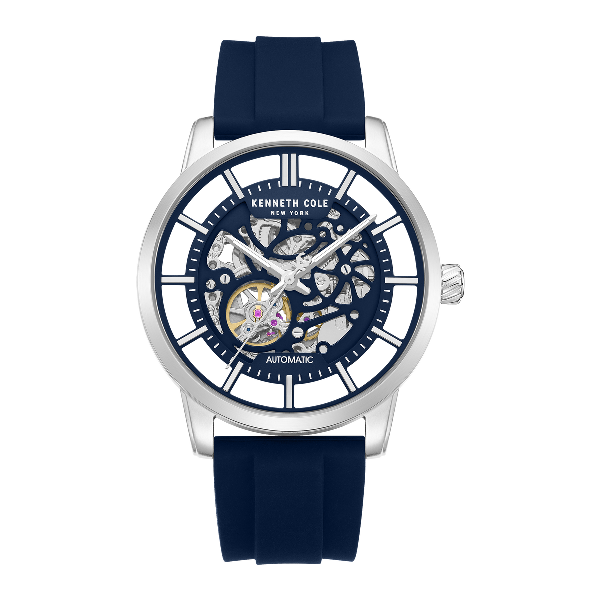 Kenneth Cole New York Automatic Men's Blue Dial 44.5mm Watch KCWGZ0064308