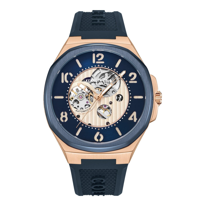 Kenneth Cole Gents Silicone Mechanical Watch KCWGR2233101