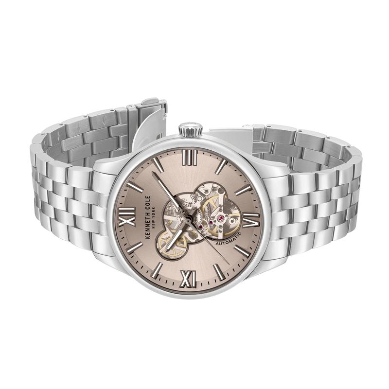 Kenneth Cole Gents Stainless Steel Carneige Automatic Watch KCWGY0089102