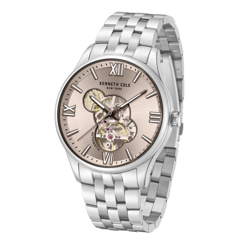 Kenneth Cole Gents Stainless Steel Carneige Automatic Watch KCWGY0089102