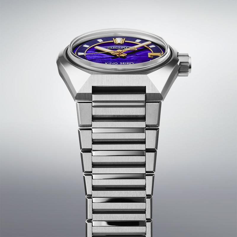 King Seiko VANAC Tokyo Twilight 41mm Automatic Purple Dial Watch