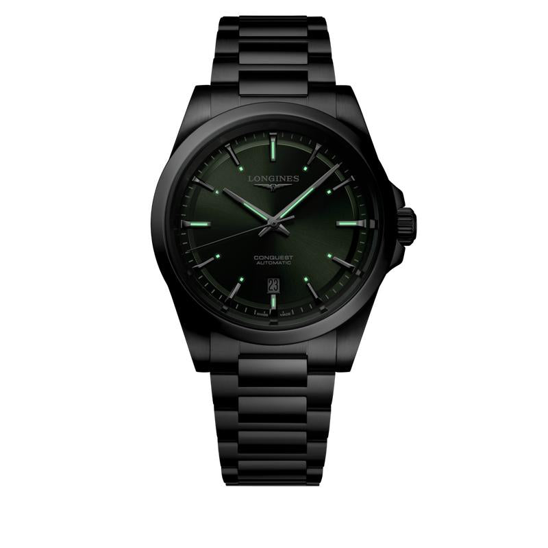Longines Conquest L3.830.4.02.6 Automatic Watch Green Dial