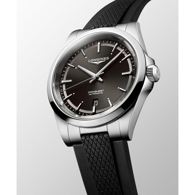 Longines Conquest L3.830.4.52.9 Automatic Watch Black Dial