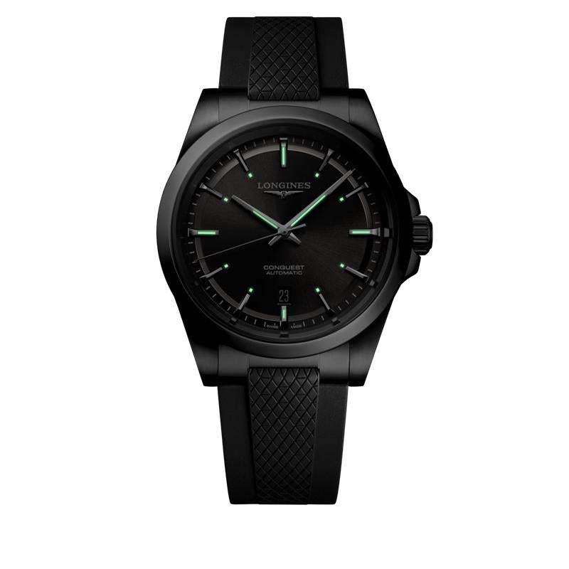 Longines Conquest L3.830.4.52.9 Automatic Watch Black Dial