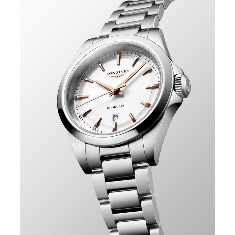 Longines Conquest Quartz 30mm Watch L3.350.4.18.6