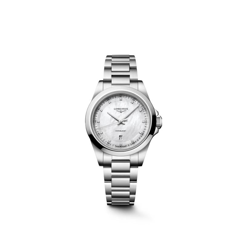 Longines Conquest Quartz 30mm Watch L3.350.4.87.6