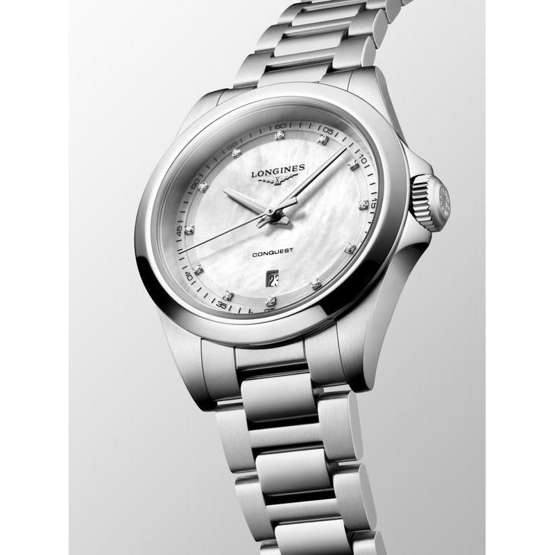 Longines Conquest Quartz 30mm Watch L3.350.4.87.6