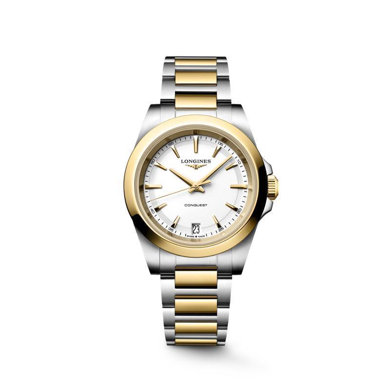 Longines Conquest Quartz 34mm Watch L3.460.3.12.7