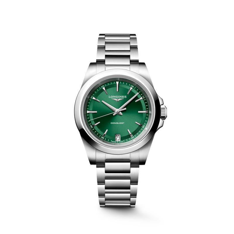 Longines Conquest Quartz 34mm Watch L3.460.4.09.6