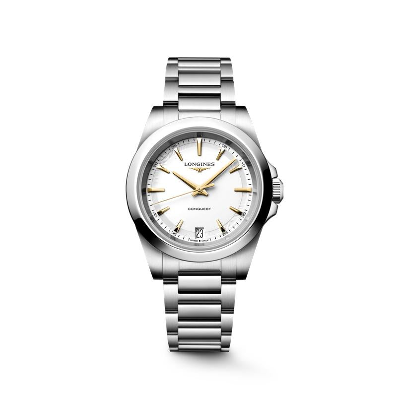 Longines Conquest Quartz 34mm Watch L3.460.4.12.6