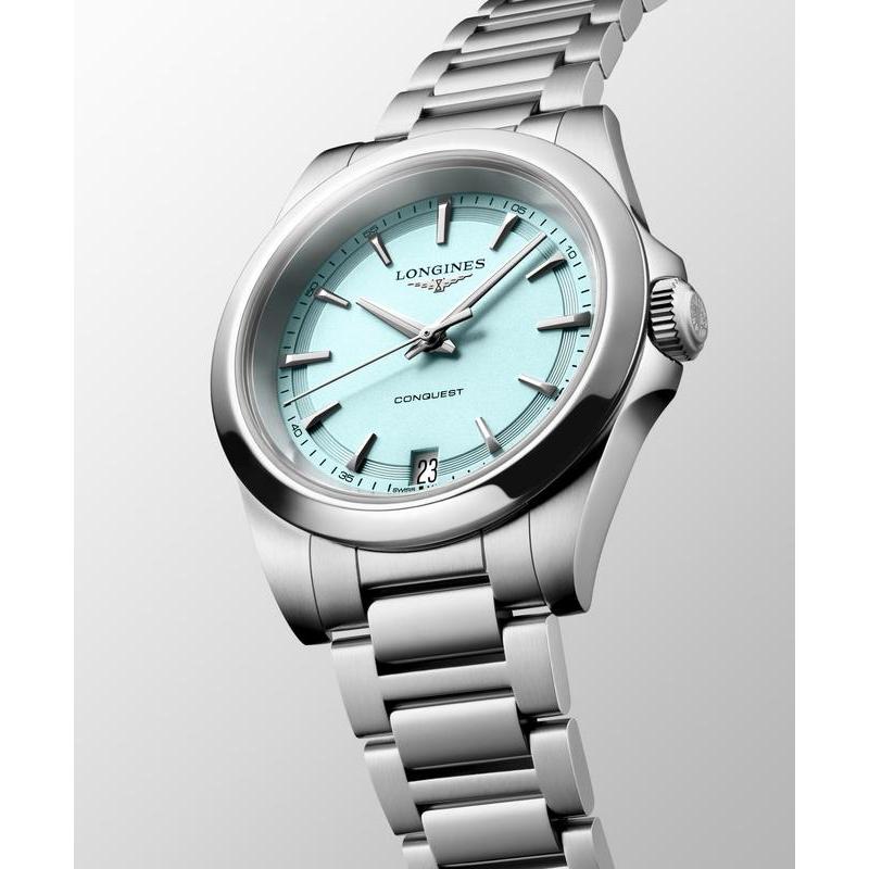 Longines Conquest Quartz 34mm Watch L3.460.4.92.6