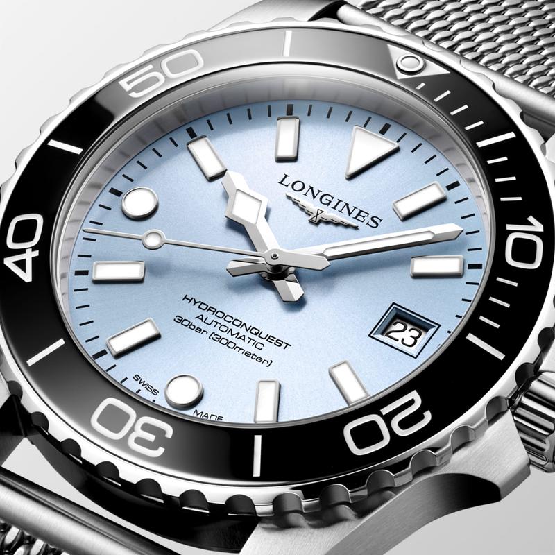 Longines HydroConquest Automatic 39mm Dive Watch L3.779.4.99.6