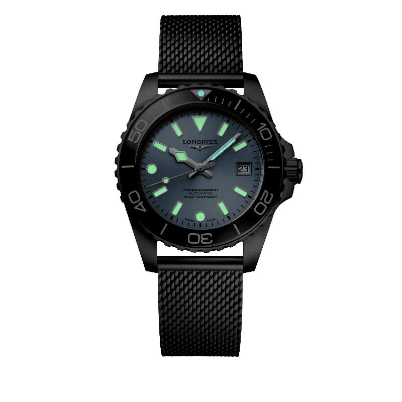 Longines HydroConquest Automatic 39mm Dive Watch L3.779.4.99.6