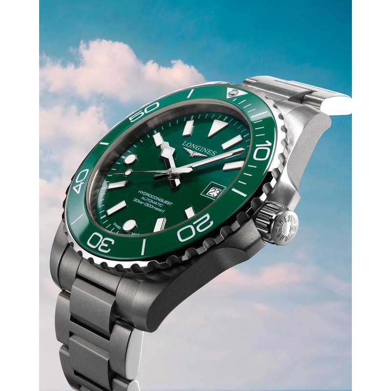 Longines HydroConquest Automatic 42mm Dive Watch L3.788.4.06.6