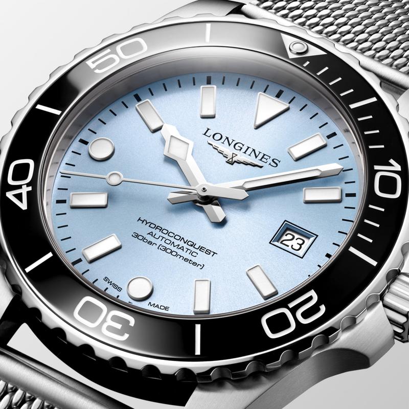Longines HydroConquest Automatic 42mm Dive Watch L3.788.4.99.6