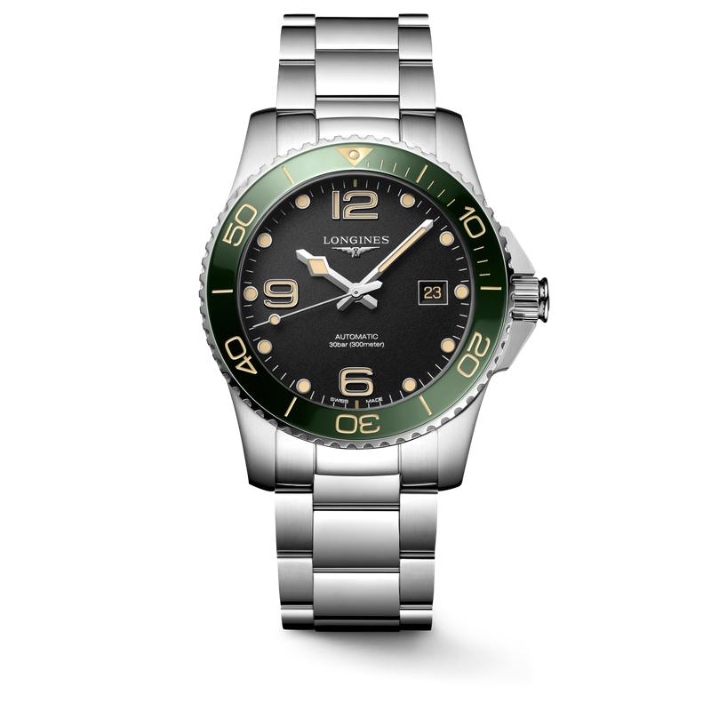 Longines HydroConquest L3.781.4.05.6 Automatic Watch Black Dial