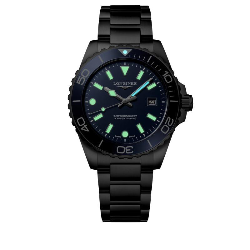 Longines HydroConquest L3.769.4.96.6 Men's Quartz Watch Blue Dial