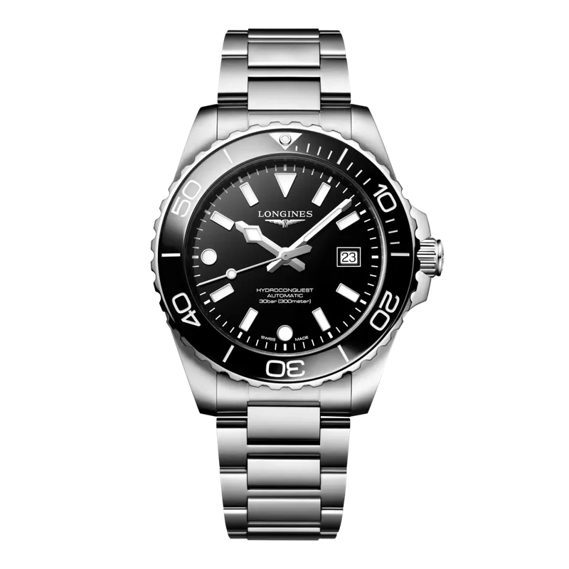 Longines Hydroconquest Quartz Dive 42mm Watch L3.788.4.56.6