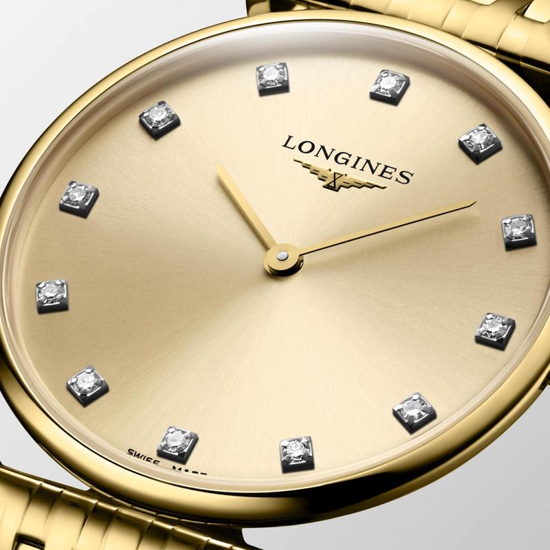 Longines La Grande Classique L4.512.2.37.8 Quartz Watch Gilt Dial